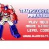 Jeu Transformers prestige
